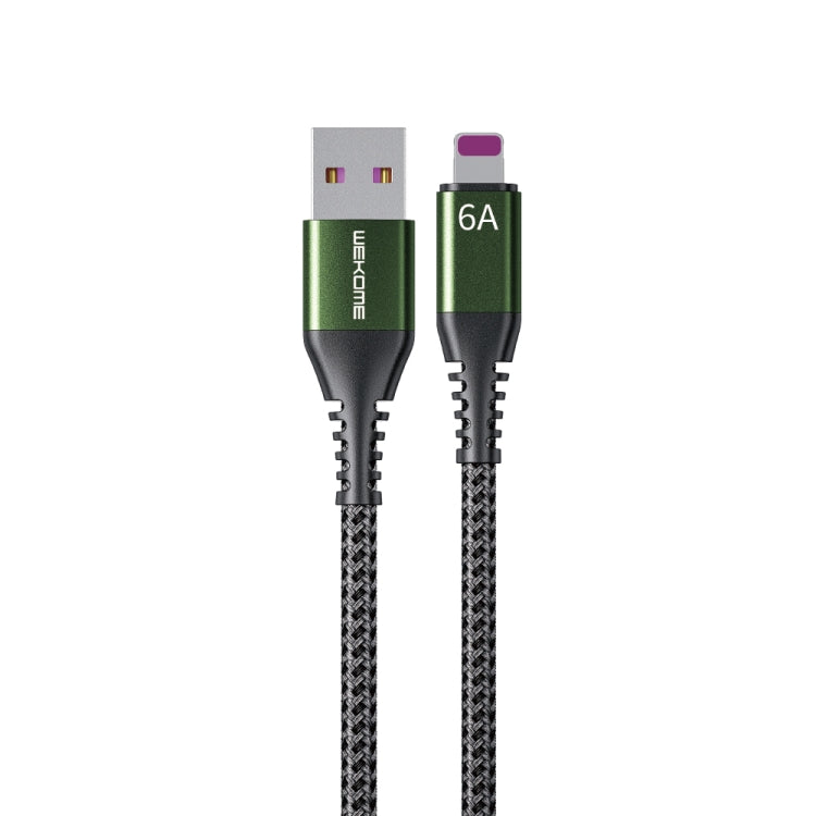 WEKOME WDC-169I Raython 系列 6A USB 轉 8 Pin 快充數據線，長度：1m