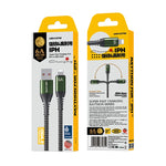 WEKOME WDC-169I Raython 系列 6A USB 轉 8 Pin 快充數據線，長度：1m