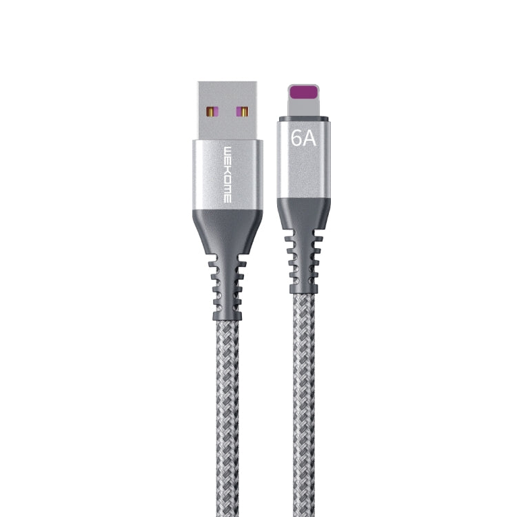WEKOME WDC-169I Raython 系列 6A USB 轉 8 Pin 快充數據線，長度：1m