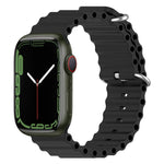 海洋矽膠錶帶，適用 Apple Watch Series 8&7 41mm，適用 Apple Watch Series 8&7 41mm / SE 2&6&SE&5&4 40mm