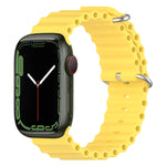 海洋矽膠錶帶，適用 Apple Watch Series 8&7 41mm，適用 Apple Watch Series 8&7 41mm / SE 2&6&SE&5&4 40mm