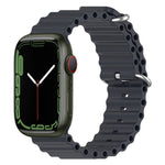 海洋矽膠錶帶，適用 Apple Watch Series 8&7 41mm，適用 Apple Watch Series 8&7 41mm / SE 2&6&SE&5&4 40mm