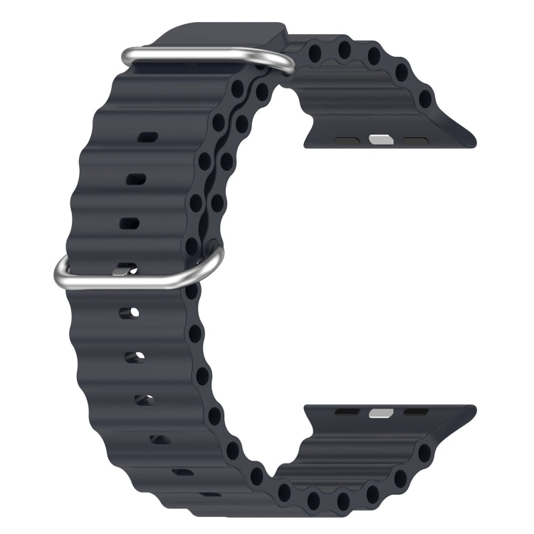 Ocean Silicone Watch Band, For Apple Watch Series 8&7 41mm, For Apple Watch Series 8&7 41mm / SE 2&6&SE&5&4 40mm
