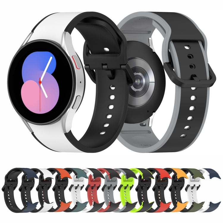 雙色矽膠錶帶，適用於 Samsung Galaxy Watch5 40mm / 44mm