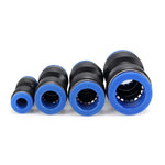 LAIZE 10個PU塑料直通氣動快速接頭，PU-4，PU-6，PU-8，PU-10，PU-12，PU-14，PU-16