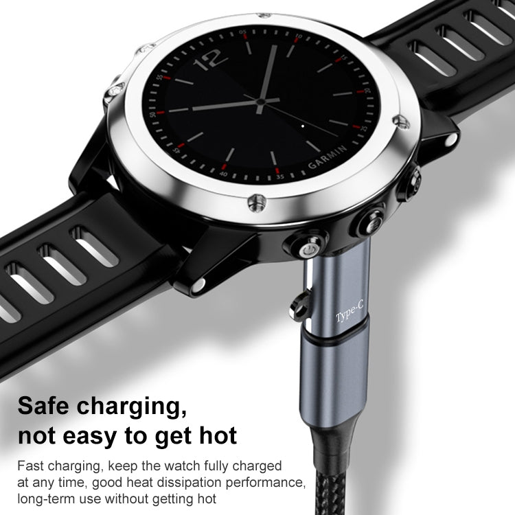 For Garmin Watch Charging Adapter, DC5.5 x 2.1 Straight, DC5.5 x 2.1 90 Elbow, 8 Pin 90 Elbow, Type-C 90 Elbow, Type-C Straight, Type-C Side Elbow, Micro USB Side Elbow, Micro USB Straight, 8 Pin Straight, 8 Pin Side Elbow, Micro USB 90 Elbow