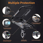 Motorcycle / Bicycle Handlebar Wireless Charging Waterproof Box Mobile Phone Holder, M18S-A1, M18L-A1