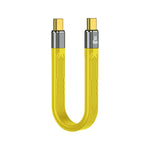 100W 10Gbps USB-C/Type-C 對 USB-C/Type-C FPC 柔性數據線，長度：13.8cm，10Gbps USB-C/Type-C 對 USB-C/Type-C