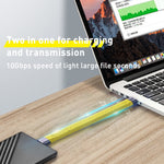 100W 10Gbps USB-C/Type-C 對 USB-C/Type-C FPC 柔性數據線，長度：13.8cm，10Gbps USB-C/Type-C 對 USB-C/Type-C