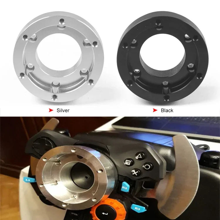 For Logitech G29 G920 G923 70mm Gaming Steering Wheel Adapter, For Logitech G29 (Black), For Logitech G29 (Silver)