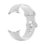 適用於 Google Pixel Watch 4 / 3 / 2 / 1 41毫米 單色矽膠錶帶，男士女士皆適用