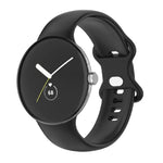 適用於 Google Pixel Watch 4 / 3 / 2 / 1 41毫米 單色矽膠錶帶，男士女士皆適用