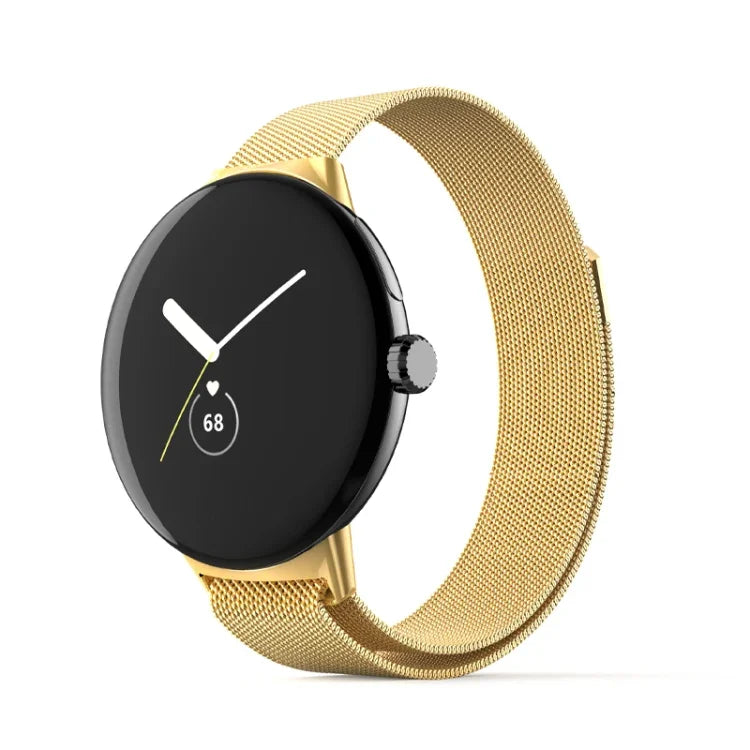 米蘭尼斯不鏽鋼金屬錶帶，適用於 Google Pixel Watch