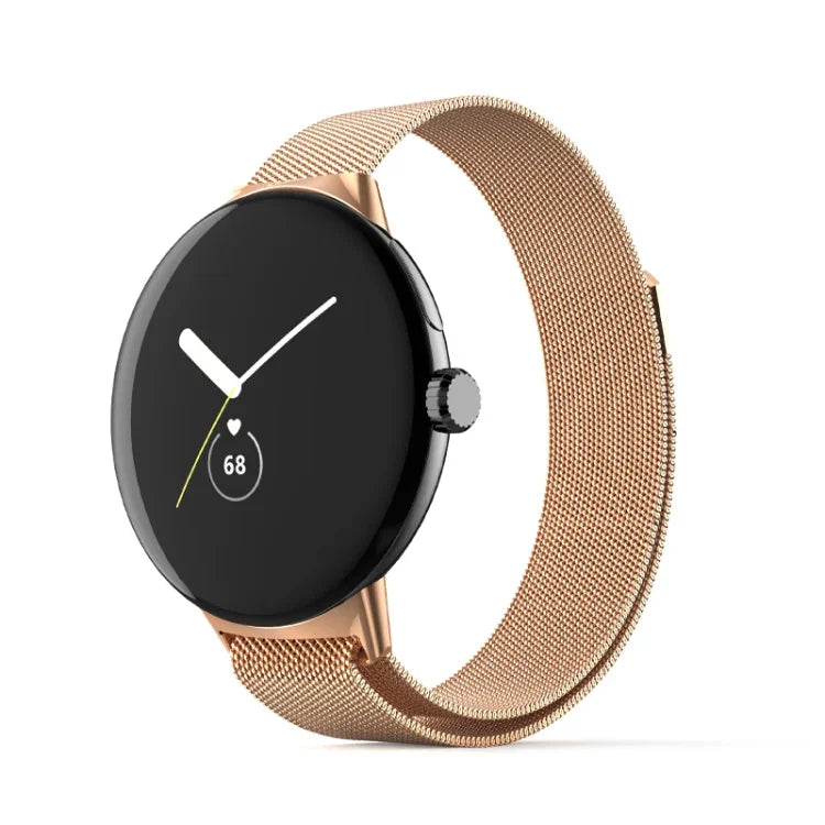米蘭尼斯不鏽鋼金屬錶帶，適用於 Google Pixel Watch