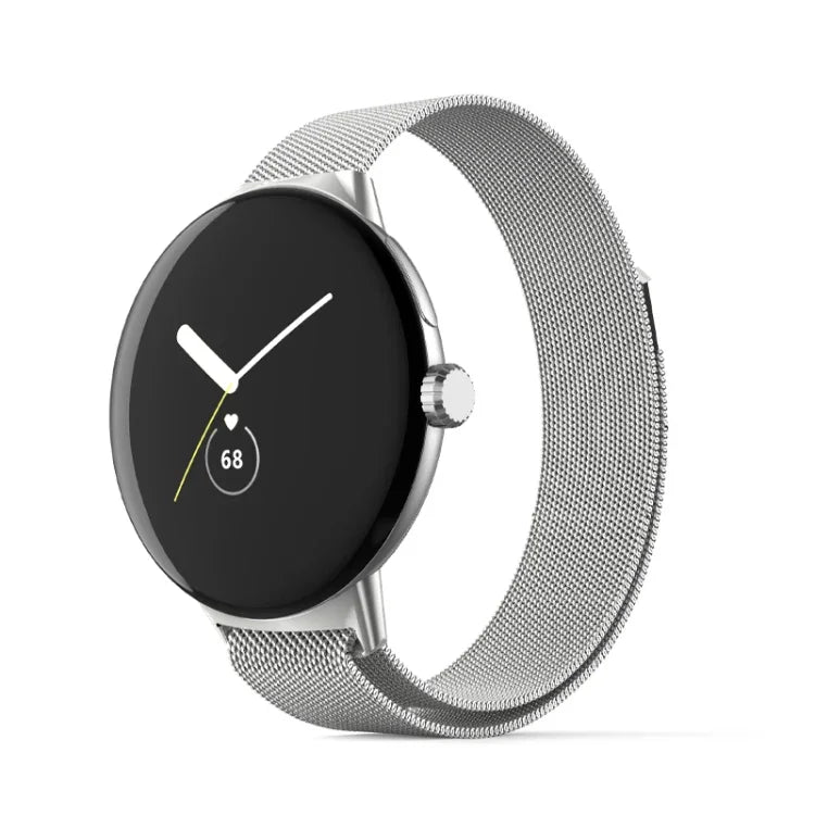米蘭尼斯不鏽鋼金屬錶帶，適用於 Google Pixel Watch