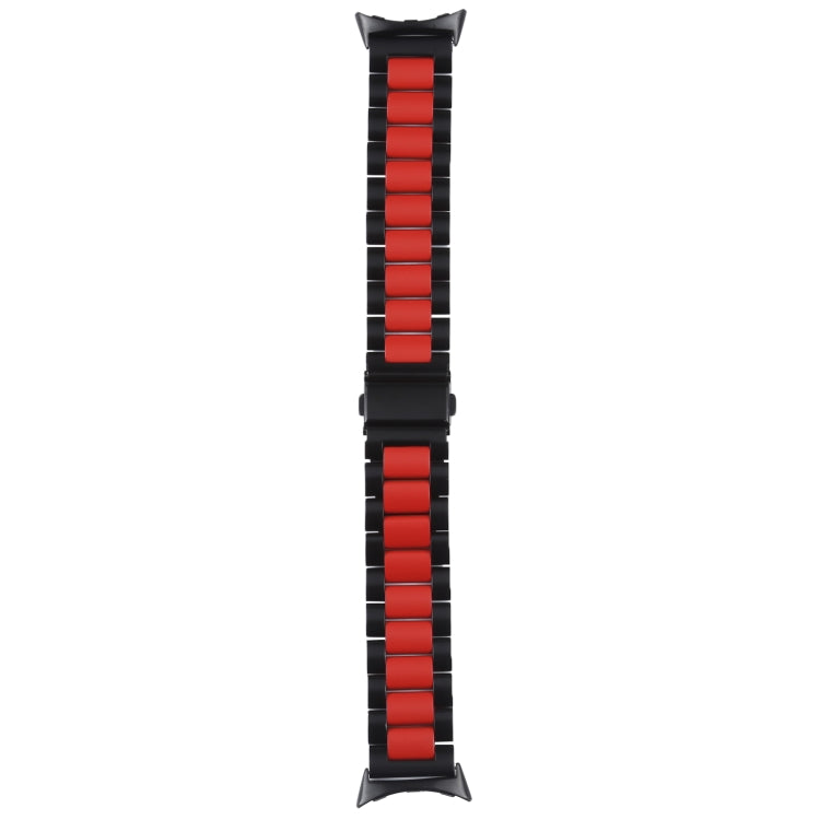 三股不鏽鋼金屬錶帶，適用於 Google Pixel Watch 4 / 3 / 2 / 1 41毫米