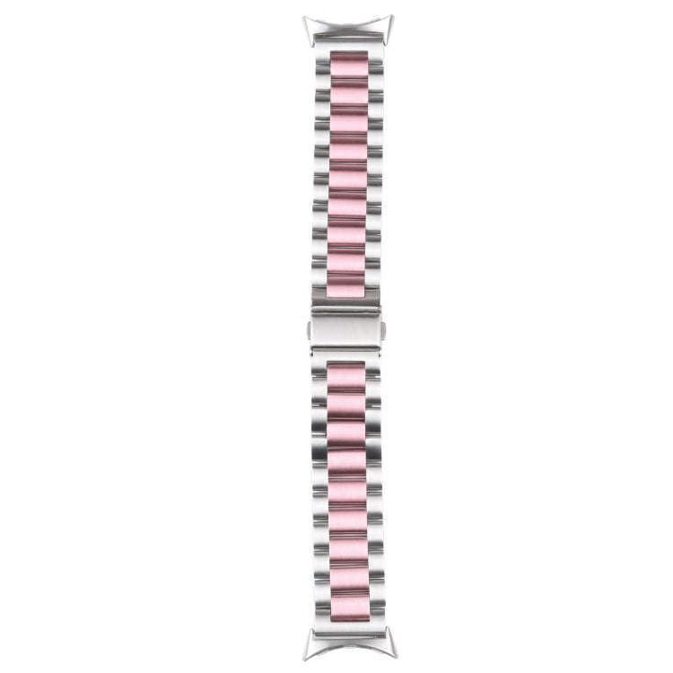 三股不鏽鋼金屬錶帶，適用於 Google Pixel Watch 4 / 3 / 2 / 1 41毫米