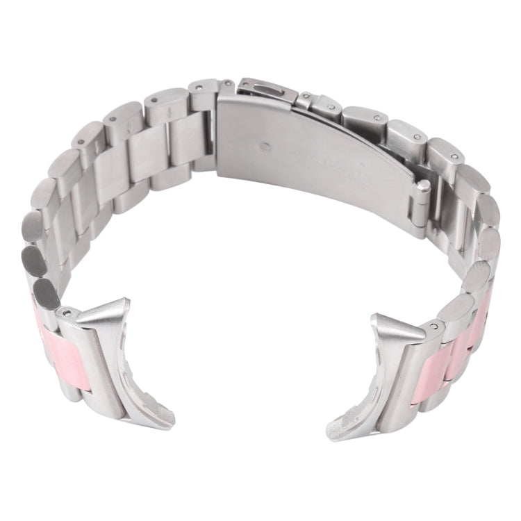 三股不鏽鋼金屬錶帶，適用於 Google Pixel Watch 4 / 3 / 2 / 1 41毫米