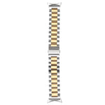 三股不鏽鋼金屬錶帶，適用於 Google Pixel Watch 4 / 3 / 2 / 1 41毫米