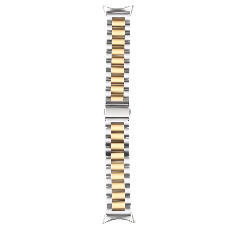 三股不鏽鋼金屬錶帶，適用於 Google Pixel Watch 4 / 3 / 2 / 1 41毫米