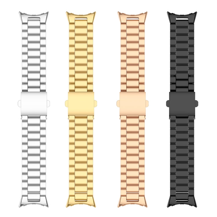 三股不鏽鋼金屬錶帶，適用於 Google Pixel Watch 4 / 3 / 2 / 1 41毫米