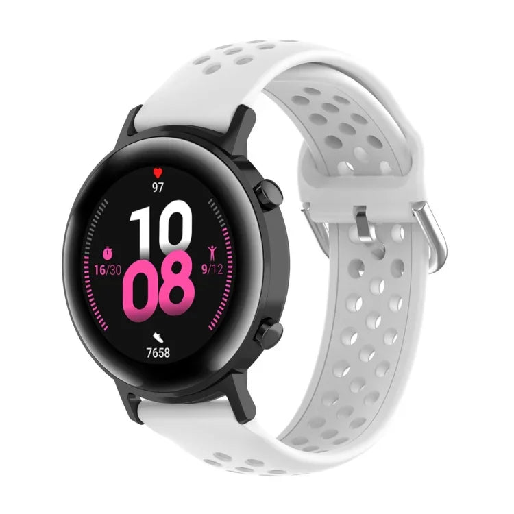 20mm 錶扣純色運動腕帶，適用於華為 Watch GT2 42MM，適用於 Galaxy Watch Active2 / Active