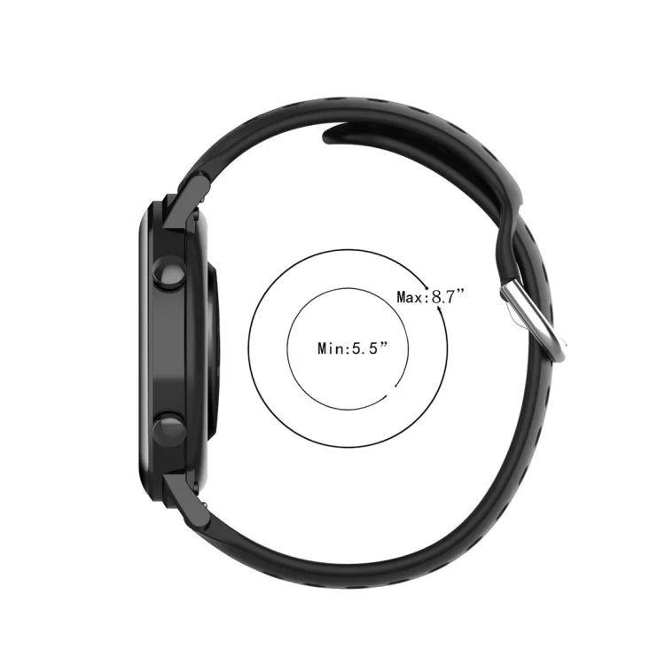 20mm 錶扣純色運動腕帶，適用於華為 Watch GT2 42MM，適用於 Galaxy Watch Active2 / Active