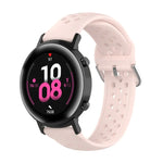 20mm 錶扣純色運動腕帶，適用於華為 Watch GT2 42MM，適用於 Galaxy Watch Active2 / Active