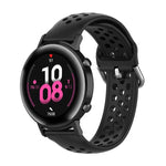 20mm 錶扣純色運動腕帶，適用於華為 Watch GT2 42MM，適用於 Galaxy Watch Active2 / Active