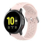 20mm 錶扣純色運動腕帶，適用於華為 Watch GT2 42MM，適用於 Galaxy Watch Active2 / Active