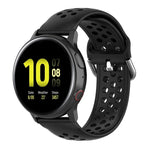 20mm 錶扣純色運動腕帶，適用於華為 Watch GT2 42MM，適用於 Galaxy Watch Active2 / Active