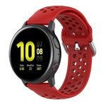 20mm 錶扣純色運動腕帶，適用於華為 Watch GT2 42MM，適用於 Galaxy Watch Active2 / Active