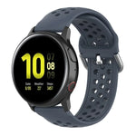 20mm 錶扣純色運動腕帶，適用於華為 Watch GT2 42MM，適用於 Galaxy Watch Active2 / Active
