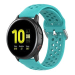 20mm 錶扣純色運動腕帶，適用於華為 Watch GT2 42MM，適用於 Galaxy Watch Active2 / Active