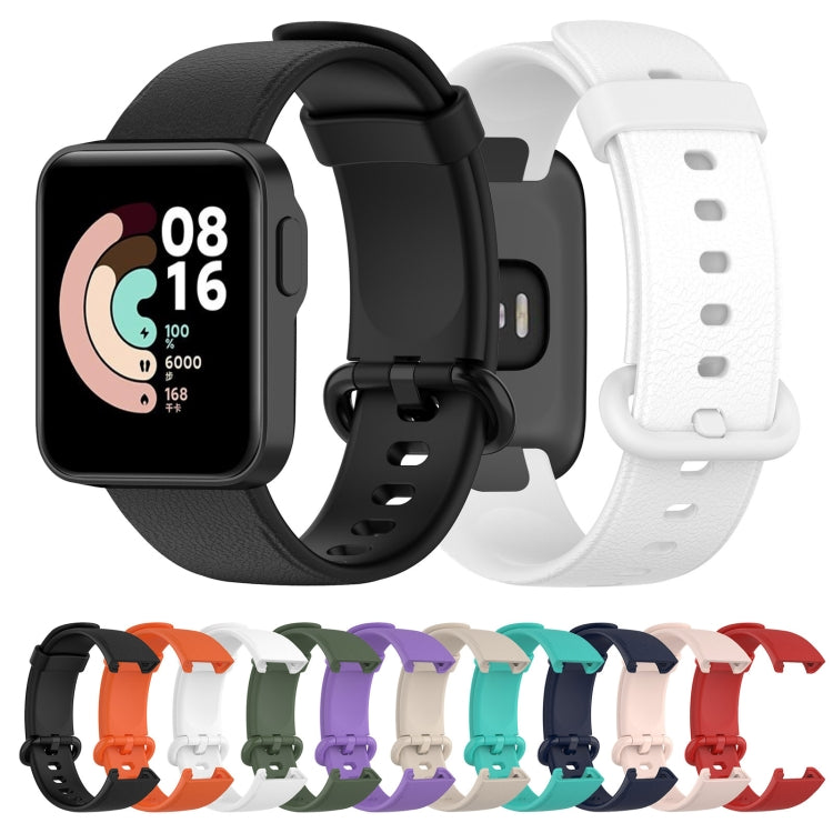 Litchi Texture Leather Watch Band, For Xiaomi MI Watch Lite / Redmi Watch