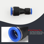 LAIZE 10個塑料減徑直通氣動快速接頭，PG6-4，PG8-4，PG8-6，PG10-6，PG10-8，PG12-8，PG12-10，PG16-12