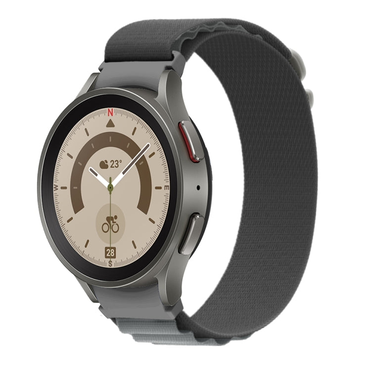 適用於 Samsung Galaxy Watch5 / Watch5 Pro / Watch4 / Watch4 Classic 通用尼龍環錶帶