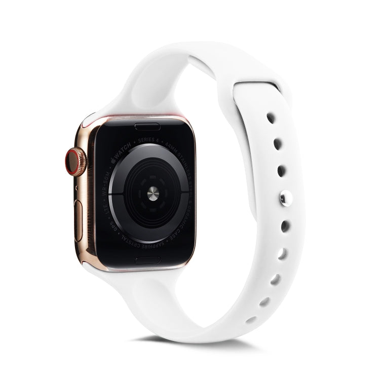 薄款矽膠替換腕帶錶帶，適用於 Apple Watch 5/4 44mm 及 3/2/1 42mm，適用於 Apple Watch 5/4 40mm 及 3/2/1 38mm