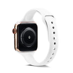 薄款矽膠替換腕帶錶帶，適用於 Apple Watch 5/4 44mm 及 3/2/1 42mm，適用於 Apple Watch 5/4 40mm 及 3/2/1 38mm