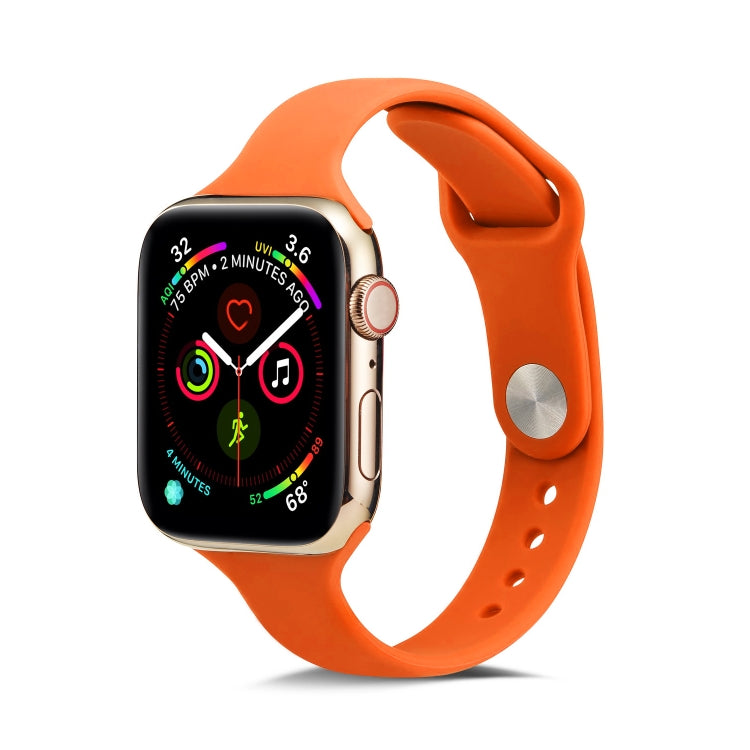 薄款矽膠替換腕帶錶帶，適用於 Apple Watch 5/4 44mm 及 3/2/1 42mm，適用於 Apple Watch 5/4 40mm 及 3/2/1 38mm
