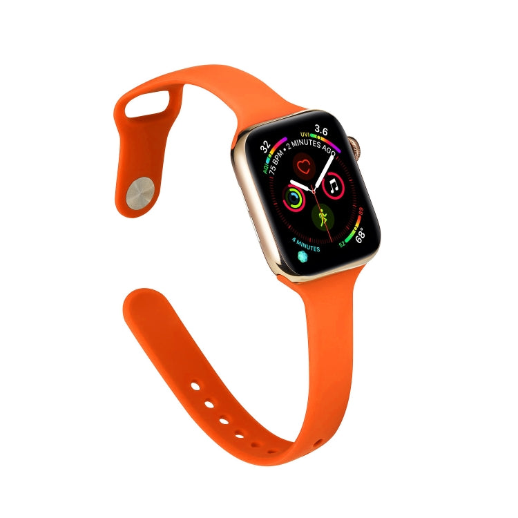 薄款矽膠替換腕帶錶帶，適用於 Apple Watch 5/4 44mm 及 3/2/1 42mm，適用於 Apple Watch 5/4 40mm 及 3/2/1 38mm