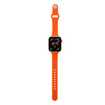 薄款矽膠替換腕帶錶帶，適用於 Apple Watch 5/4 44mm 及 3/2/1 42mm，適用於 Apple Watch 5/4 40mm 及 3/2/1 38mm