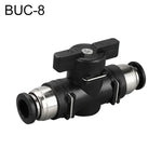 LAIZE 手動閥氣動快速接頭連接器，BUC-4、BUC-6、BUC-8、BUC-10、BUC-12、HVFF-4、HVFF-6、HVFF-8、HVFF-10、HVFF-12