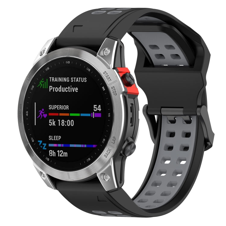 Quick Release Double Row Silicone Watch Band, For Garmin Descent G1 / Coros Vertix 22mm, For Garmin Enduro / Coros Vertix 2 26mm