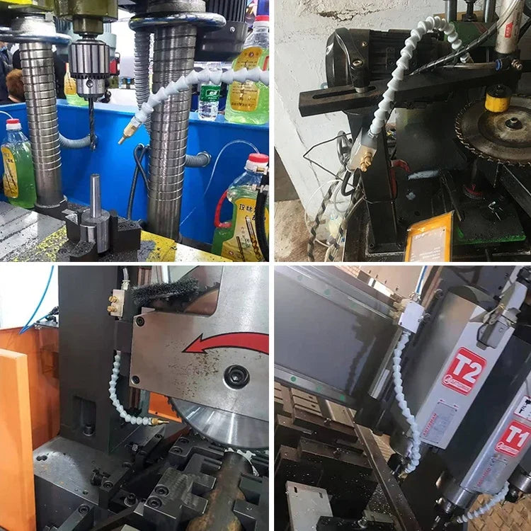 CNC 車床霧狀冷卻潤滑噴霧雕刻機冷卻噴霧器，無磁座，帶磁座