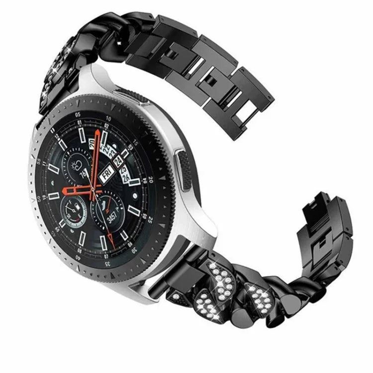 鑽石排牛仔鏈錶帶，適用於 Samsung Galaxy Watch5 40mm/44mm / Watch5 Pro