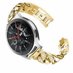 鑽石排牛仔鏈錶帶，適用於 Samsung Galaxy Watch5 40mm/44mm / Watch5 Pro