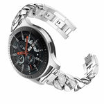 鑽石排牛仔鏈錶帶，適用於 Samsung Galaxy Watch5 40mm/44mm / Watch5 Pro