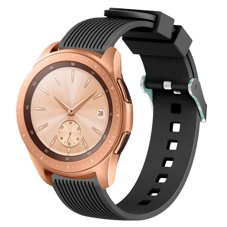 20mm 直紋矽膠錶帶，適用於 Samsung Galaxy Watch5 40mm/44mm / Watch5 Pro