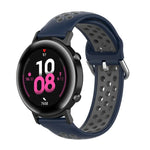 20mm 錶扣雙色運動腕帶，適用於華為 Watch GT2 42MM，適用於 Galaxy Watch Active2 / Active